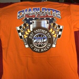 Vintage 2012 CHARLOTTE race day tshirt